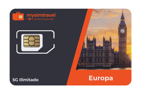 Mockup chip internacional Europa
