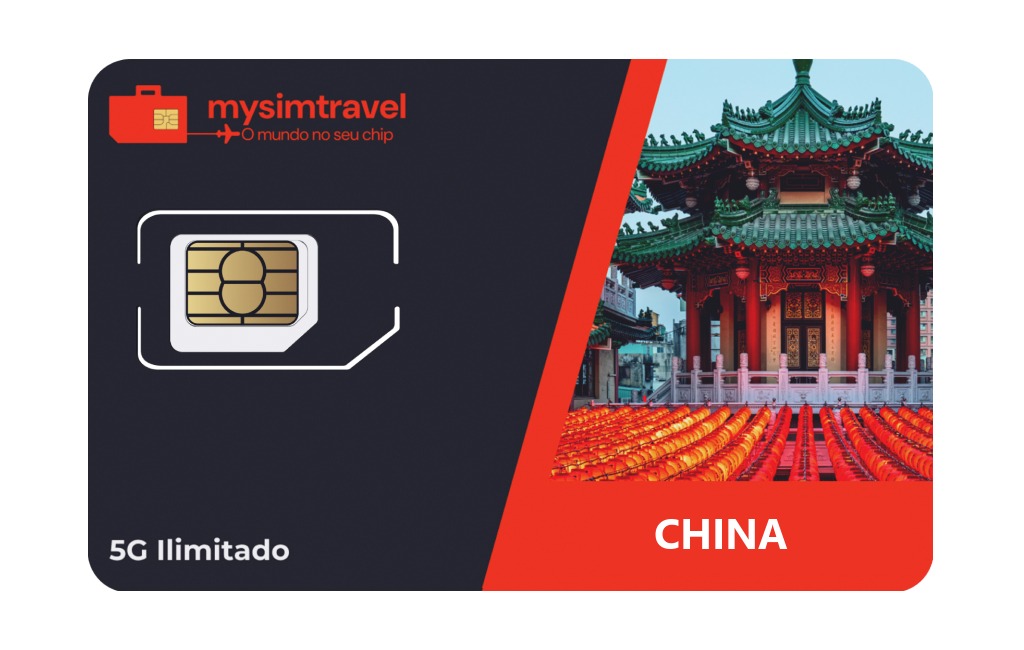 Mockup chip internacional China ilimitado