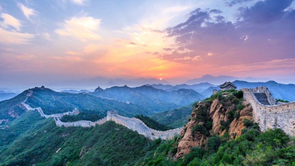 A grande muralha da China